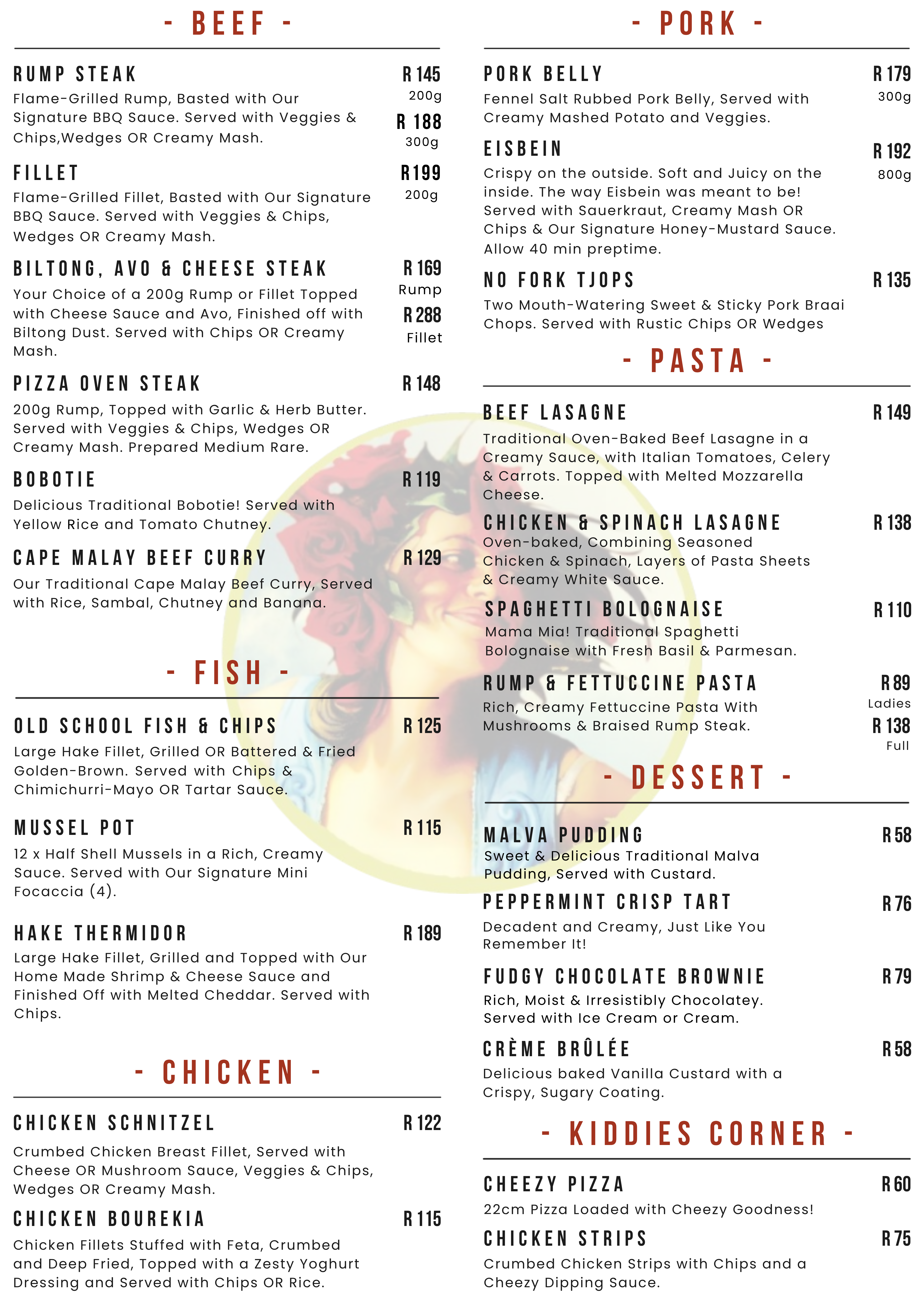 Page 2 Delizioso Menu May 2026